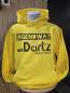 Preview: Hoodie Irgendwat mit Dartz Gelb